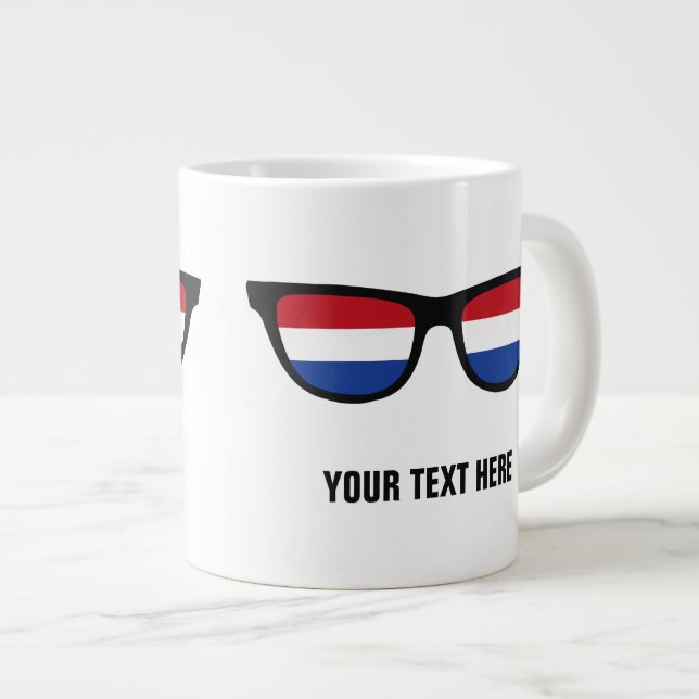 Dutch Shades-Tasse Jumbo-Tasse (Vorderseite Rechts)