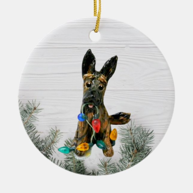 Dutch Shepherd Dog Weihnachtsschmuck (Vorne)