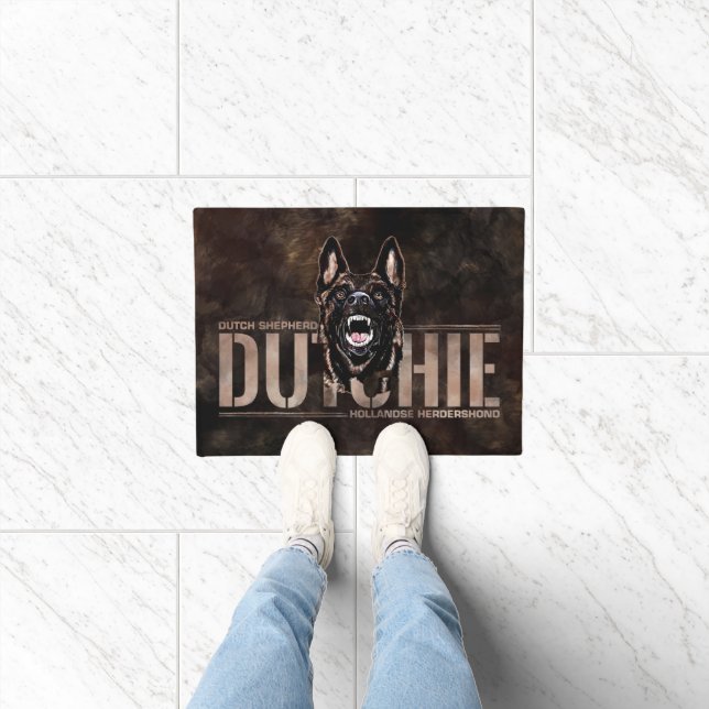 Dutch Shepherd - Hollandse Herdershond Fußmatte (Indoor)