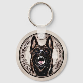 Dutch Shepherd - Hollandse Herdershond Schlüsselanhänger