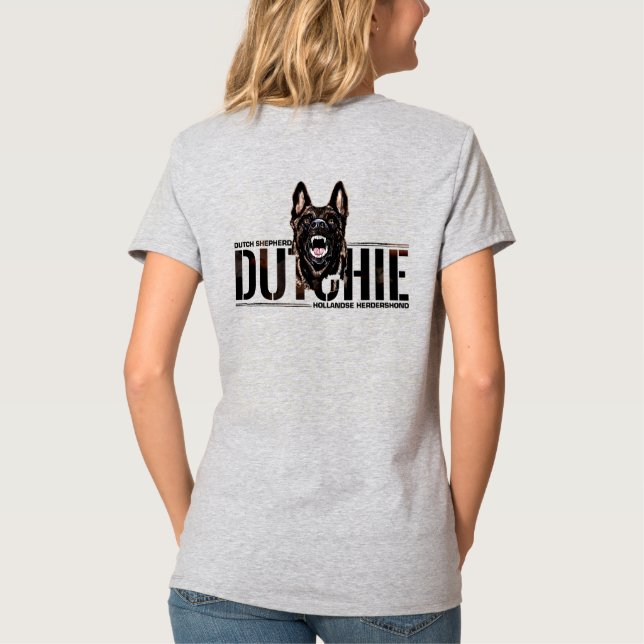 Dutch Shepherd - Hollandse Herdershond T-Shirt (Rückseite)