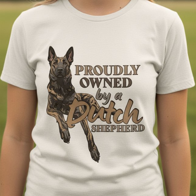 Dutch Shepherd -Hollandse Herdershond Tri-Blend Shirt (Von Creator hochgeladen)