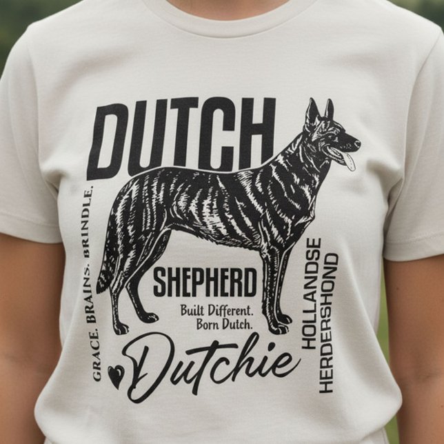 Dutch Shepherd -Hollandse Herdershond Tri-Blend Shirt (Von Creator hochgeladen)