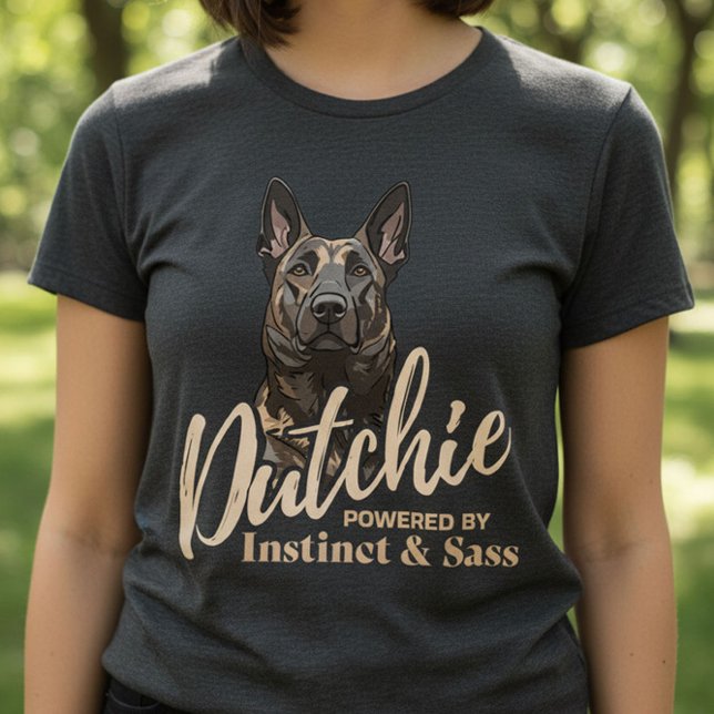 Dutch Shepherd -Hollandse Herdershond Tri-Blend Shirt (Von Creator hochgeladen)