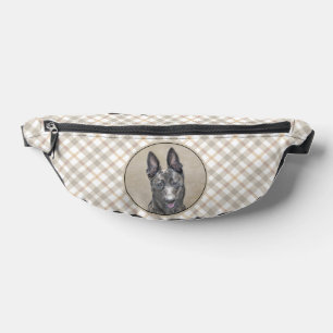 Dutch Shepherd Malerei Niedlich Original Pet Dog A Bauchtasche