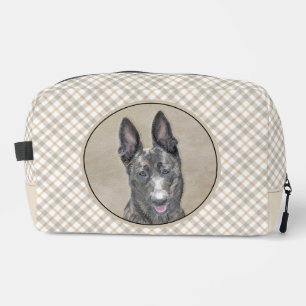 Dutch Shepherd Malerei Niedlich Original Pet Dog A Waschbeutel