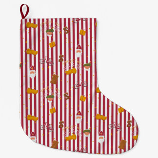 Dutch Sinterklaas Christmas Stocking Sint and Piet Großer Weihnachtsstrumpf