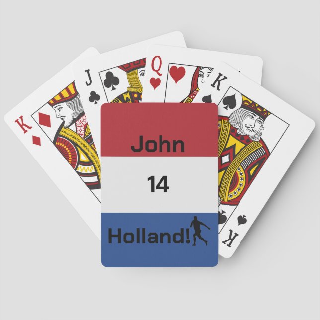 Dutch Soccer, anpassbar Spielkarten (Rückseite)
