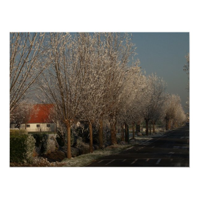 Dutch town, winter poster (Vorderseite)