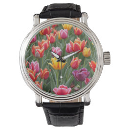 Dutch Tulips Armbanduhr