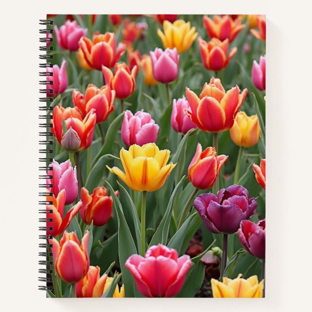 Dutch Tulips Notizbuch (Vorderseite)