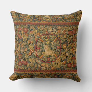 Dutch Unicorn Tapestry Throw Kissen
