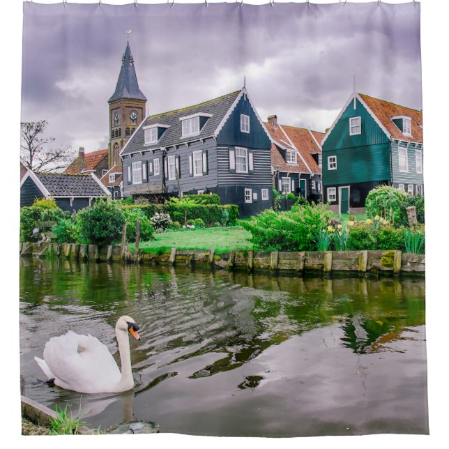 Dutch Village Marken Duschvorhang (Vorderseite)