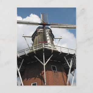 Dutch Windmill Post Card Postkarte