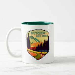 Dutchess Rail Trail Farben Zweifarbige Tasse
