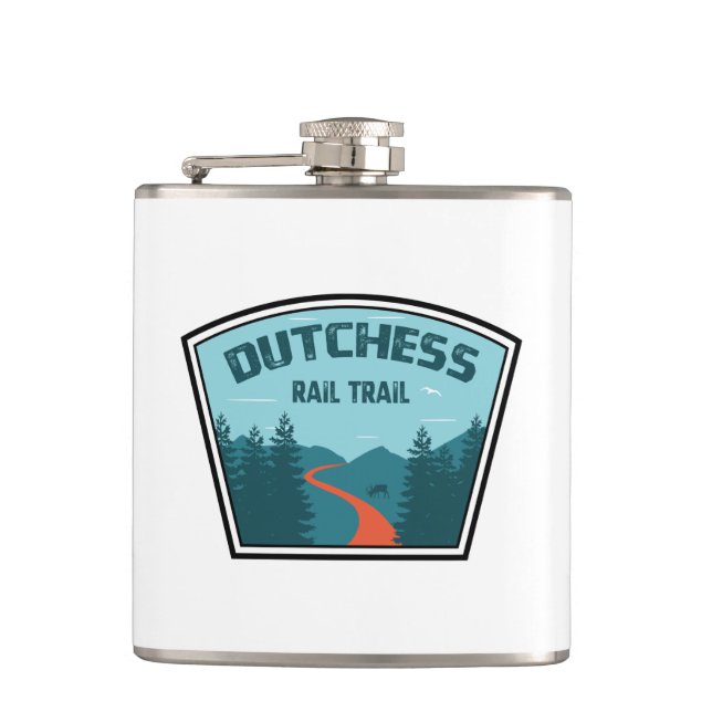 Dutchess Rail Trail Flachmann (Vorderseite)