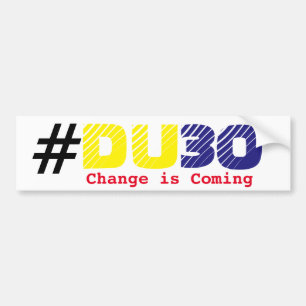 Duterte DU30 Autoaufkleber