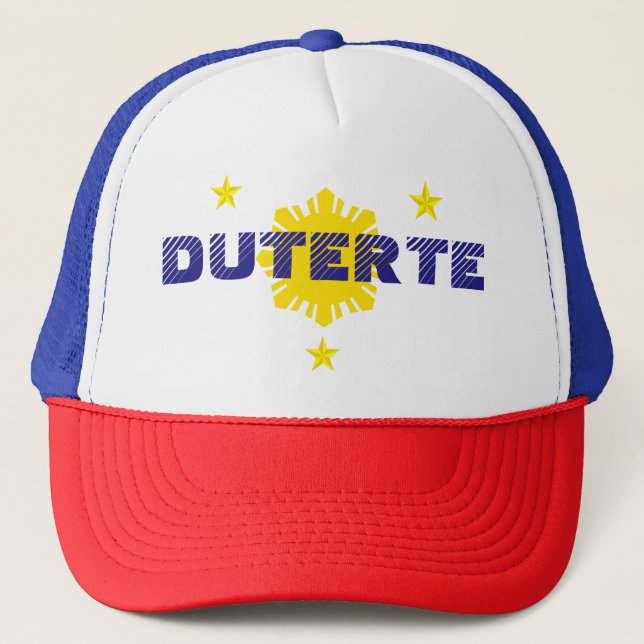 Duterte pour le casquette du Président campagne (Devant)