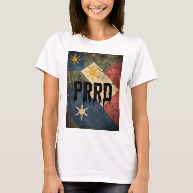 Duterte Support Pinay Anti-Kolonialistin Tee (Vorderseite)