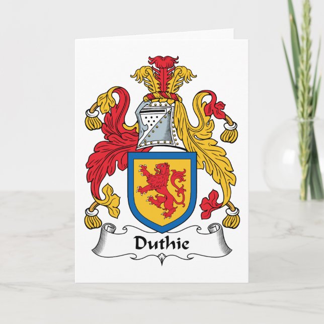Duthie Family Crest (Devant)