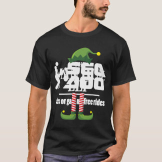 Dutt-Elfen-Passende Familien-Gruppen-Weihnachtsfei T-Shirt