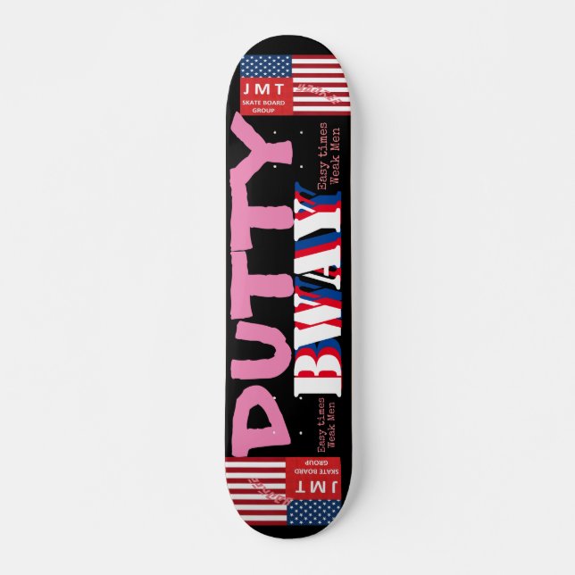 DUTTY BWAY JMT 7 3/4" Skateboard Deck (Devant)