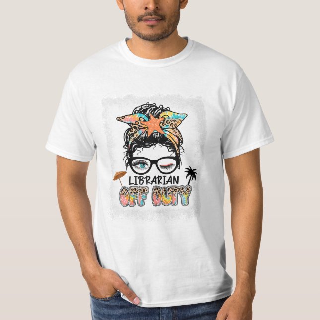 Duty Messy Bun Vacation T-Shirt (Vorderseite)