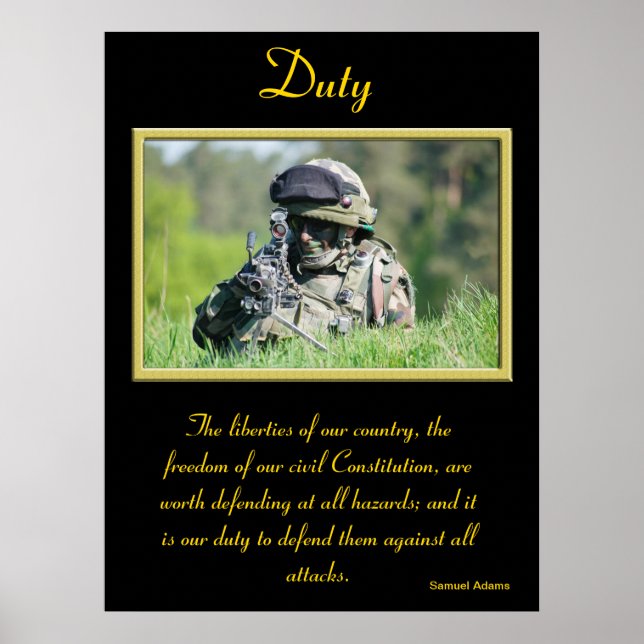 Duty Posters 16 Poster (Vorne)