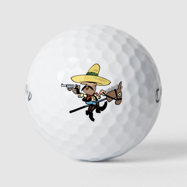 Dutzend Callaway Warbird Golfbälle "Bandit" Design (Vorderseite)