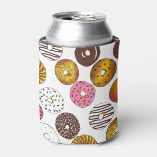 Dutzend Donuts Doughnut Frühstück Junk Food Feinsc Dosenkühler