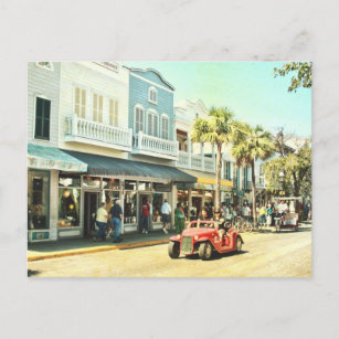 Duval Street Key West Florida Postkarte