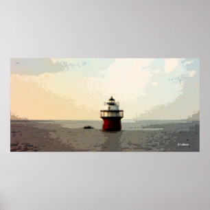 Duxbury Pier, Bug Light Poster