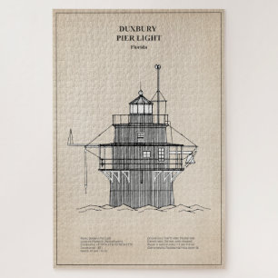 Duxbury Pier Light Leuchtturm - Massachusetts -SBD