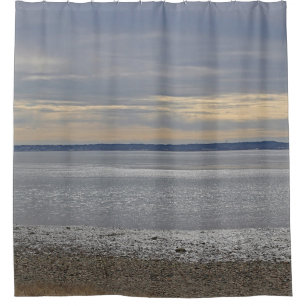 Duxbury Strand-Winterszene Duschvorhang