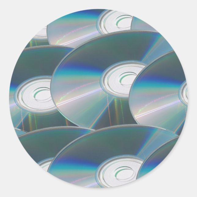 DVD-Laufwerke Runder Aufkleber (Vorderseite)