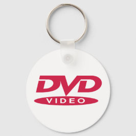 DVD Video Red Logo - Keys Schlüsselanhänger