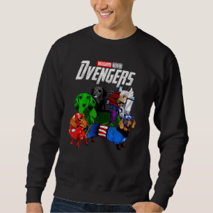 Dvengers-Hund-Liebe-Dackeln Niedlich Hundes-Assemb Sweatshirt