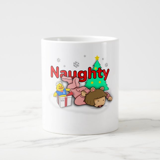 DW Arthurs perfekte Weihnachtsfeier-Tasse Jumbo-Tasse (Vorderseite)