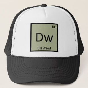Dw - Dillkraut Chemie Periodensystem Symbol Truckerkappe