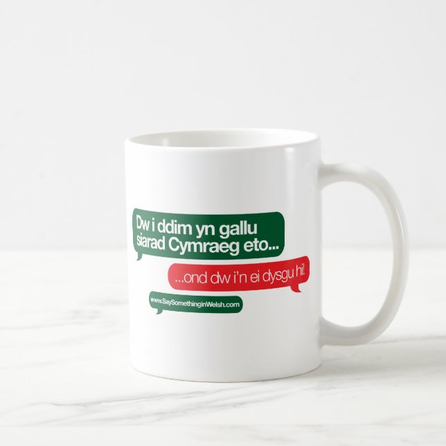 Dw I ddim yn gallu Kaffeetasse (Rechts)