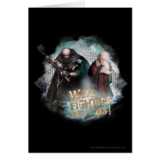 Dwalin und Balin (Vorne)