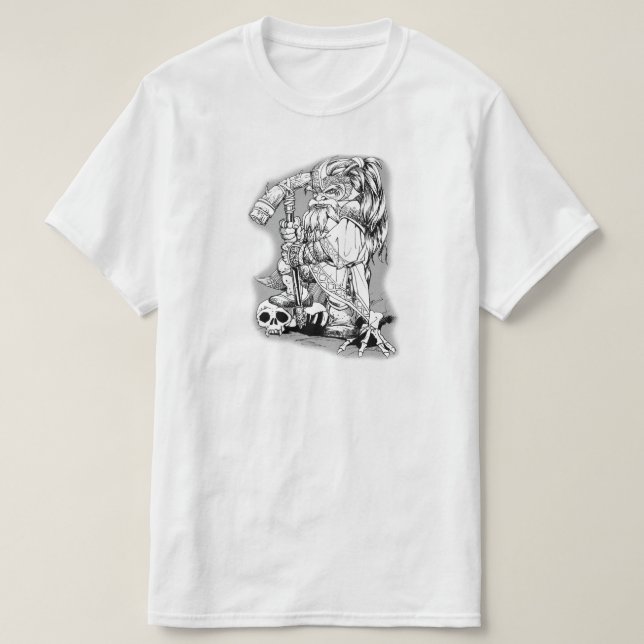 Dwarf Lord Fantasy Art Gamer Graphic T-Shirt (Design vorne)