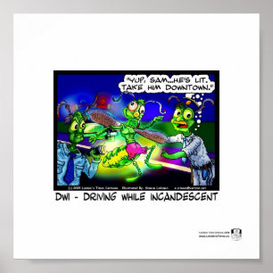 DWI Firefly Funny Londons Times Cartoon Poster