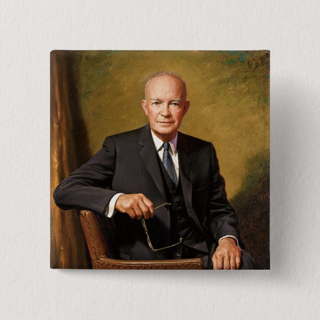 Dwight D. Eisenhower Button (Vorderseite)