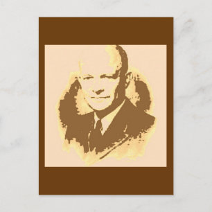 Dwight D Eisenhower Postkarte