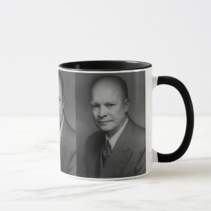Dwight D. Eiserhower Portrait Tasse