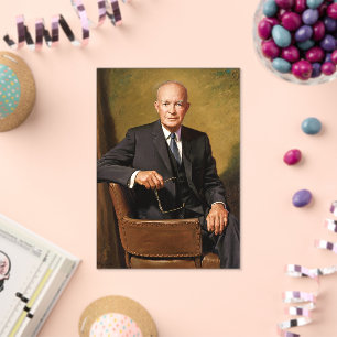 Dwight Eisenhower Präsident Weißes Haus Porträt Acryleinladungen