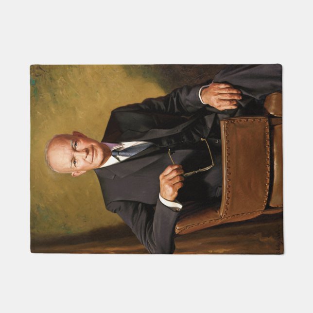 Dwight Eisenhower President White House Portrait Fußmatte (Vorderseite)