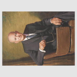 Dwight Eisenhower President White House Portrait Seidenpapier
