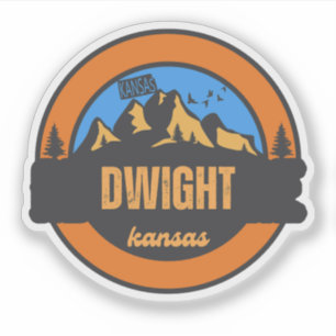 Dwight Kansas Aufkleber